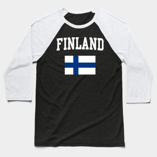 Finland Flag Finnish Baseball T-Shirt